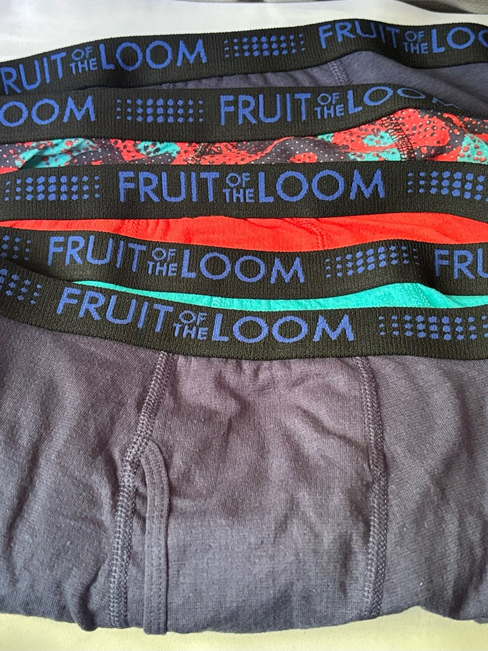 Fruit of the Loom Boys 5-Pack Cotton Briefs NWT